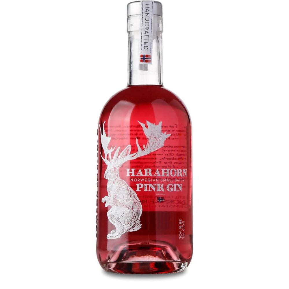 Harahorn Pink Gin 38% 50 cl.