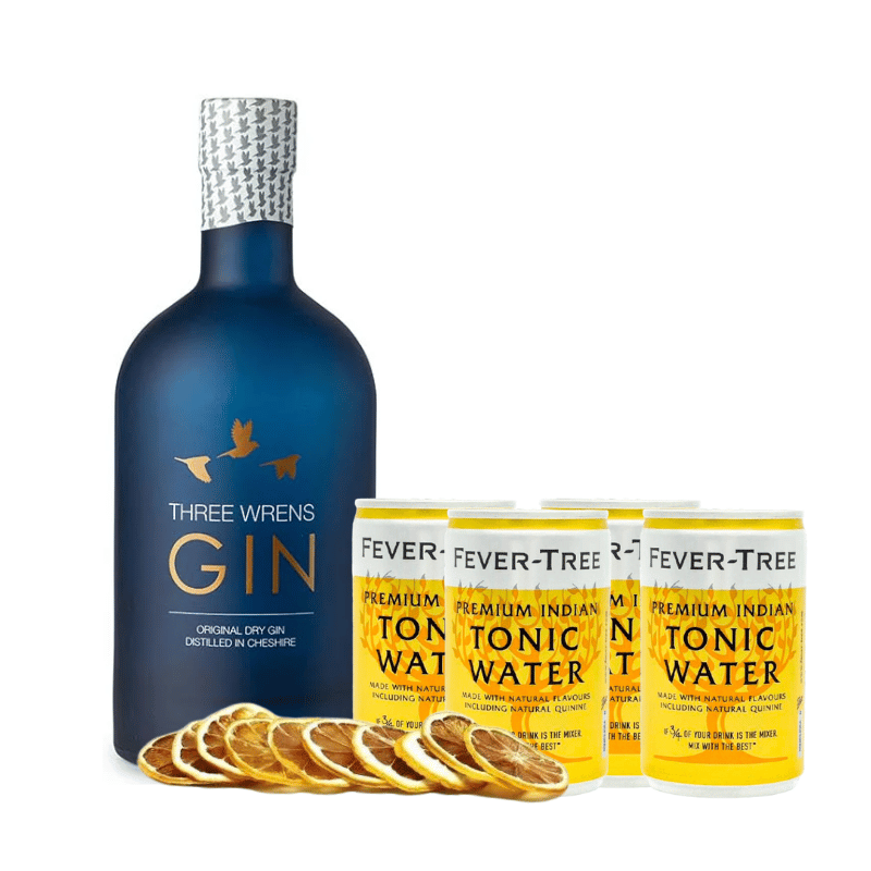 Three Wrens Dry Gin 42% 70 cl. Pakke