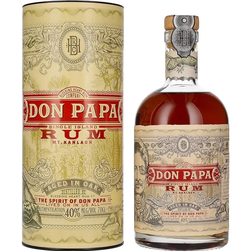 Don Papa Single Island Rum 40% 70cl.