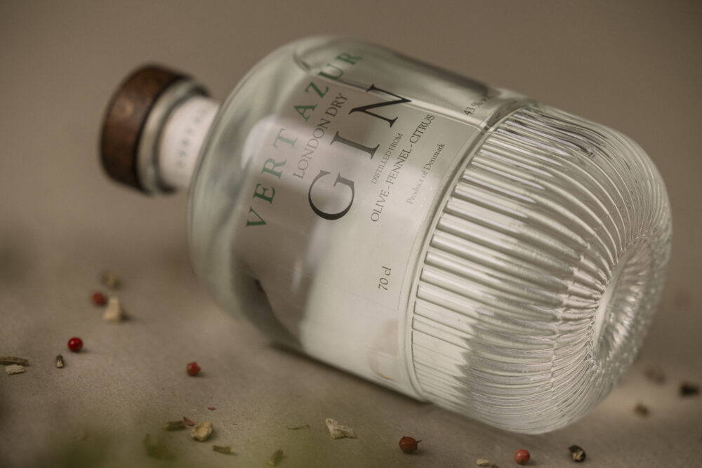 Vert Azur London Dry Gin 43% 70cl. - Billede 3