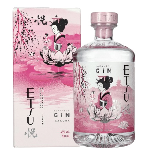 Etsu Sakura Gin 43 % 70 cl.